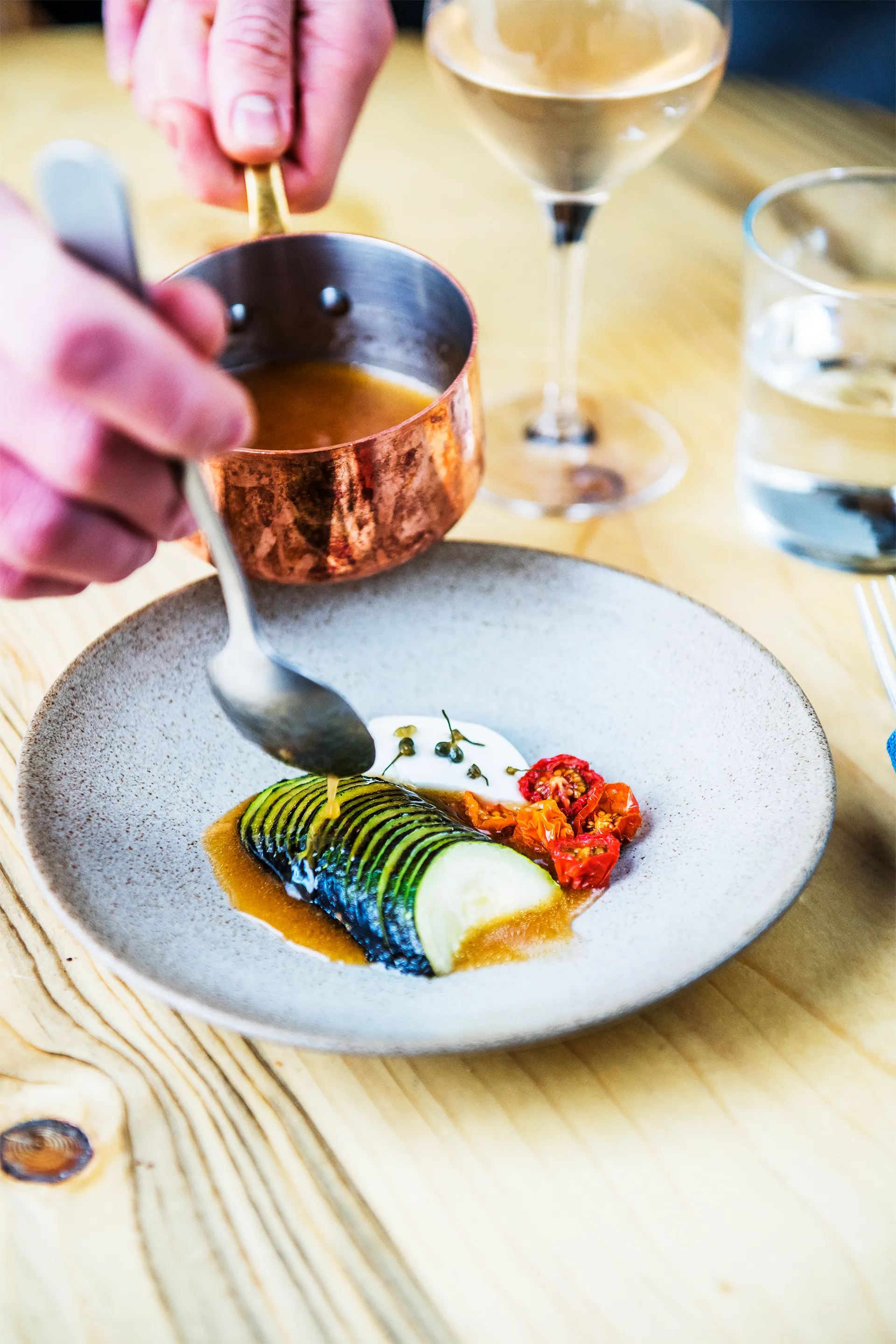Restaurant SÖL — elegant tallerken med nordisk mat